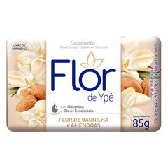 Sabonete Flor De Ype Bege Flor Baunilha E Amendoas 85g