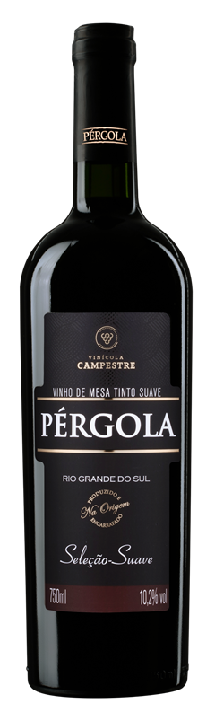 Vinho Nacional Pergola Tinto Suave 750ml