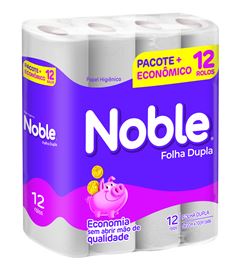 Papel Higienico Noble Folha Dupla 20m 10x12