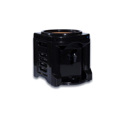 Suporte Galao De Agua Oasis Com Cuba Ceramica Preto