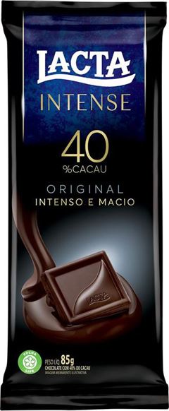 Chocolate Lacta Intense Original 40% Cacau 85g