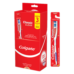 Escova Dental Colgate Classic Clean Macia Lv12 Pg9