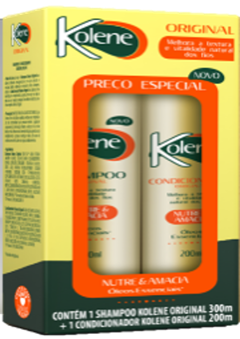 Kit Kolene Original Shampoo 300ml + Condiconador 200ml