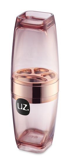 Porta Escova Dente Plastico Uz Premium Rose