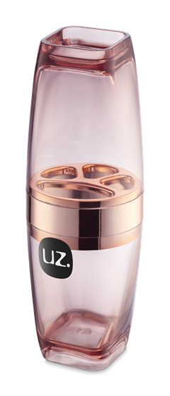 Porta Escova Dente Plastico Uz Premium Rose