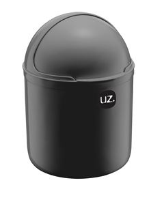 Lixeira Para Pia Plastica Uz Preta 4l