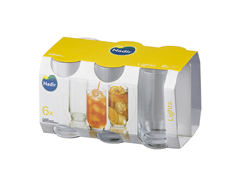 Jogo Copo De Vidro Long Drink Nadir Light 410ml