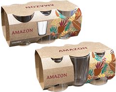Jogo Copo De Vidro Nadir Amazon 190ml
