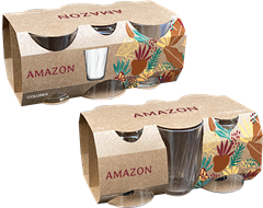 Jogo Copo De Vidro Nadir Amazon 190ml
