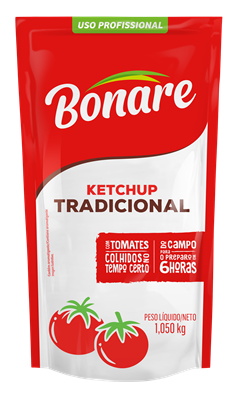 Ketchup Bonare Tradicional Sachet 1,05kg