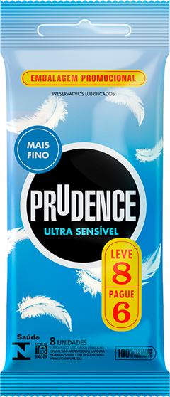Preservativo Prudence Ultra Sensivel Lv8 Pg6