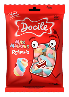 Marshmallow Docile Rech Twist Colo 220g