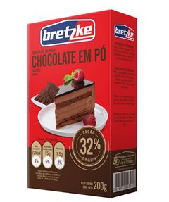 Chocolate Em Po Bretzke 32% Cacau 200g