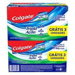 Creme Dental Colgate Tripla Acao Menta 180g Lv15 Pg12