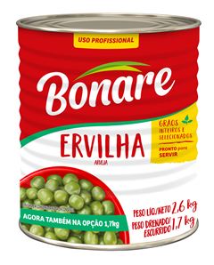 Ervilha Bonare Lata 1,7kg 