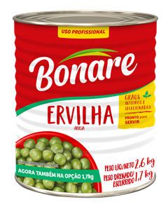 Ervilha Bonare Lata 1,7kg 