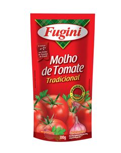 Molho De Tomate Fugini Tradicional Sachet 300g