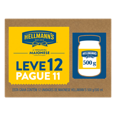 Maionese Hellmanns Comum 500g Lv12 Pg11