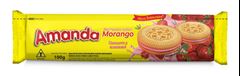 Biscoito Amanda Recheado Morango 100g
