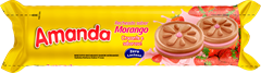 Biscoito Amanda Recheado Morango 100g