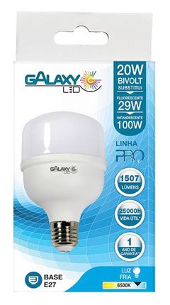 Lampada Galaxy Led 20w Bivolt