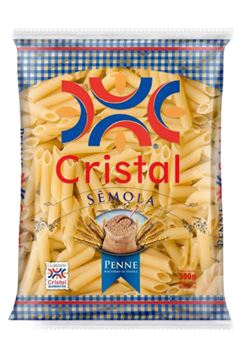Macarrao Cristal Penne Semola 500g
