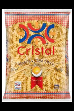 Macarrao Cristal Parafuso Ovos 500g