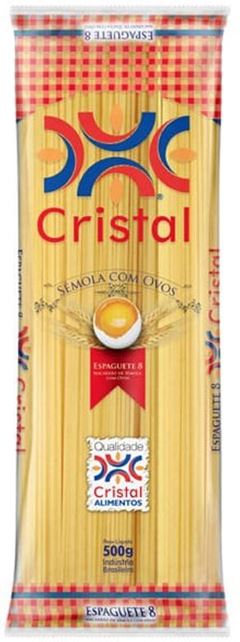 Macarrao Cristal Espaguete Ovos 500g