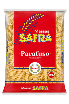 Macarrao Safra Parafuso Semola 500g