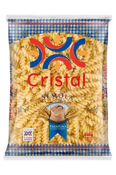 Macarrao Cristal Parafuso Semola 500g