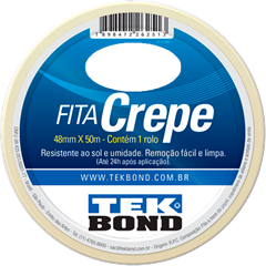 Fita Crepe Tekbond 48mmx50m Uso Geral