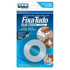 Fita Espuma Dupla Face Tekbond 12mmx1,5m Blister