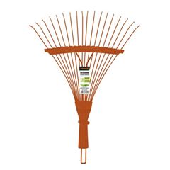 Vassoura Jardim Metalica Famastil 18d Cabo Regulavel