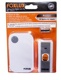 Campainha Sem Fio Foxlux Bivolt