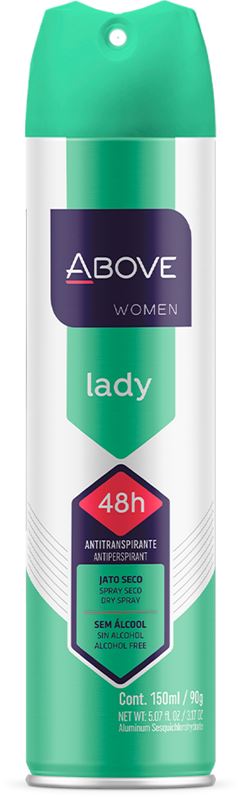 Desodorante Aerossol Above Feminino Lady 150ml
