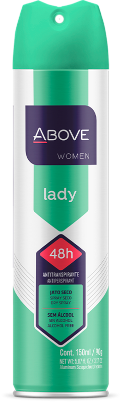Desodorante Aerossol Above Feminino Lady 150ml