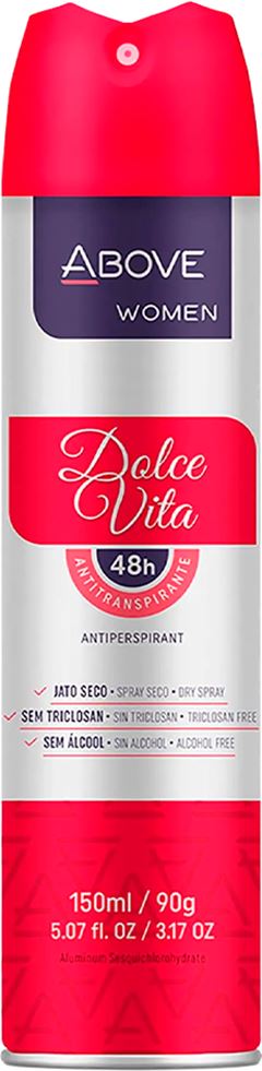 Desodorante Aerossol Above Feminino Dolce Vita 150ml