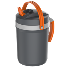 Jarra Termica Termolar Flip Top Cinza 2,5l