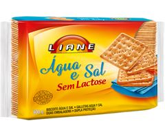 Biscoito Liane Agua E Sal Sem Lactose 800g