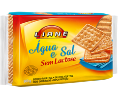 Biscoito Liane Agua E Sal Sem Lactose 800g