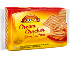 Biscoito Liane Cream Cracker Sem Lactose 800g