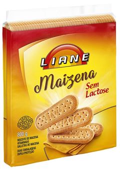 Biscoito Liane Maizena Sem Lactose 800g