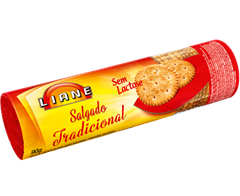 Biscoito Liane Salgadinho Tradicional Sem Lactose 90g