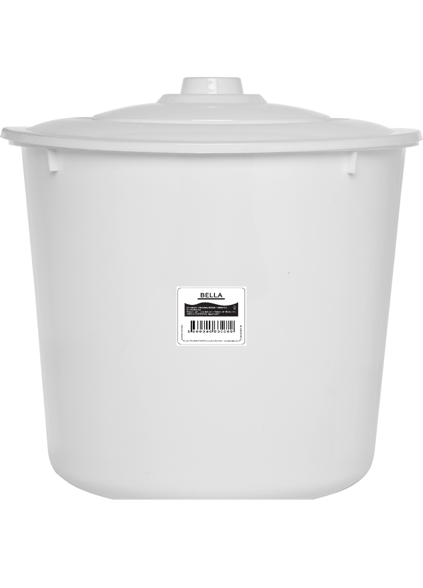 Lixeira Plastica Para Pia Bella Branca 5,5l