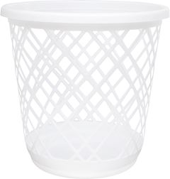 Cesto Plastico Bella Telado Redonda Branca 10l