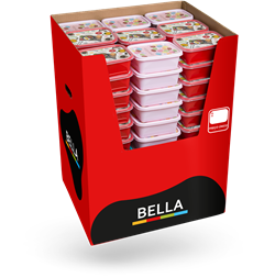 Pote Plastico Bella Retangular 750ml