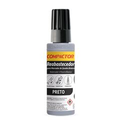Refil Marcador Quadro Branco Compactor 30ml Preto