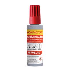 Refil Marcador Quadro Branco Compactor 30ml Vermelho