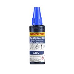 Refil Marcador Permanente Compactor 30ml Azul