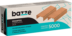 Grampo Bazze 26/6 Acobreado 5000un